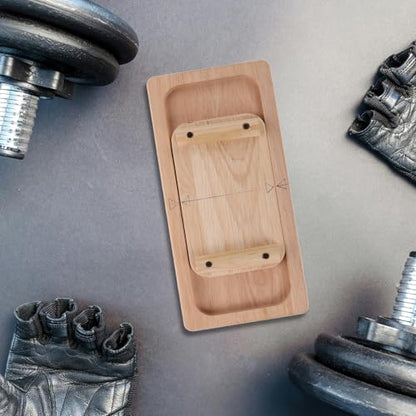 Finger Strength Trainer and Grip Strengthener Board, Wooden Hand Exerciser for Finger and Wrist Strength Training, Forearm Strengthener for Rock Climbing and Tug of War Training