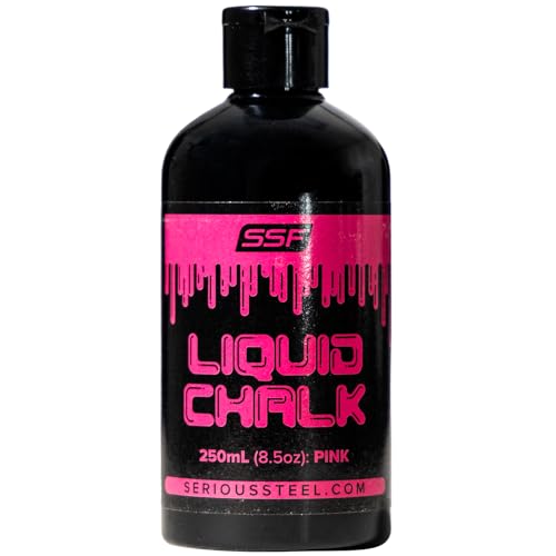 Liquid Chalk/Weightlifting Liquid Chalk Powerlifting, Weightlifting, Rock Climbing, Cross Training Chalk - color: PINK (8 oz / 250 mL)