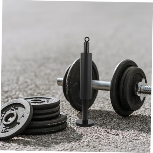 SUPVOX 1 Set Fitness Loading Pin with Carabiner Clips Durable Barbell Equipment for Weight Plates Includes Hexagonal Wrench for Easy Installation for Arm Muscle Training and Workouts