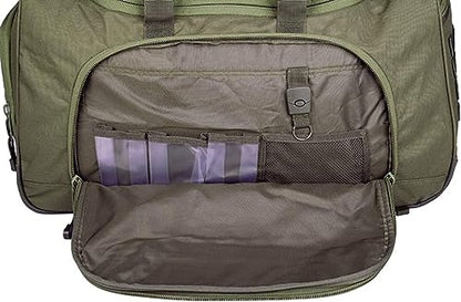 HYKING Gym Bag for Women & Men Tactical Duffle Military Weekender Work Out Lightweight Waterproof Sports Tote Shoe Pocket Green - color: Green