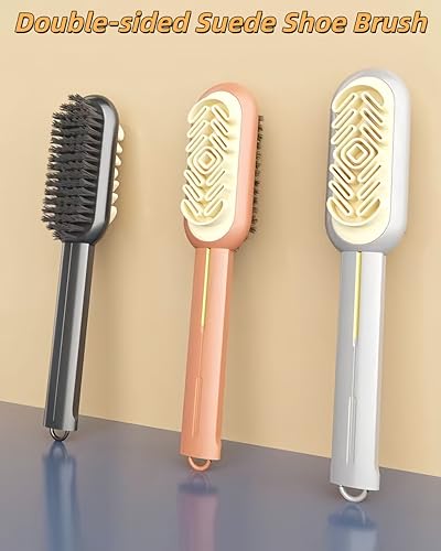 3 Pack Suede Shoe Brush Rubber Shoe Brushes,Suede Cleaner Brush for Shoes,Double-Sided Shoe Cleaning Brush with Soft Bristle,Polish Eraser for Suede Boot Cleaner and Nubuck Brush Shoe Scrubber - color: White Orange Black