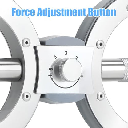 Rotator Burn Machine with 12 LB Resistance - 5 Level Adjustable Forearm Trainer, 360° Spinning Hand Grip Strengthener for Home Gym, Boxing & Rock Climbing A