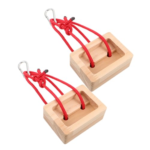 2pcs Wooden Vertical Hangboards for Rock Climbing Portable Lightweight Fingerboard Training Board for Indoor Fitness Routines and Core Strength Building