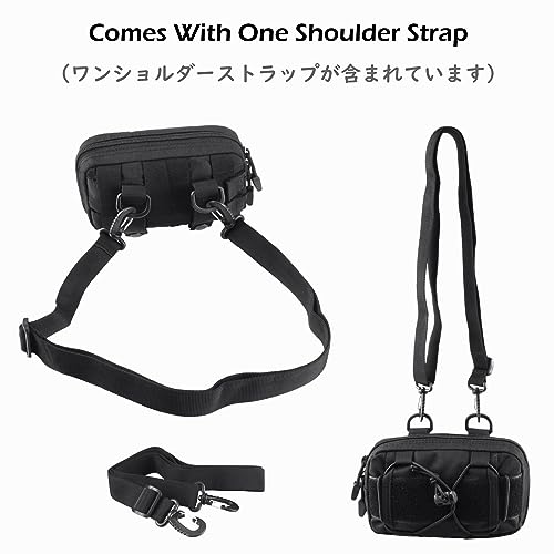 Molle Pouches Tactical Admin EDC Gear Utility Pouch Waist Bags for Small Tool Horizontal Modular Organization - color: 01 Green