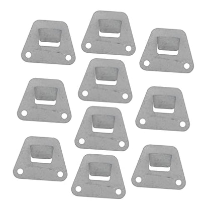 SHOWERORO 10pcs Stainless Steel Kitchen Hooks for Range Hood Triangle Hanging Boards Kitchen Accessories for Oil Suction Fans Easy to Install and