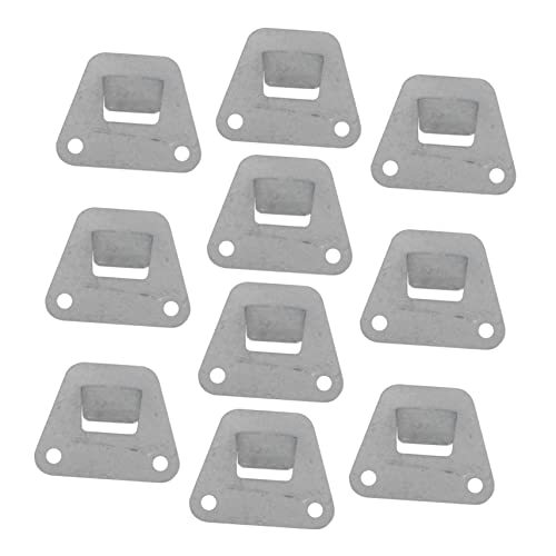 SHOWERORO 10pcs Stainless Steel Kitchen Hooks for Range Hood Triangle Hanging Boards Kitchen Accessories for Oil Suction Fans Easy to Install and