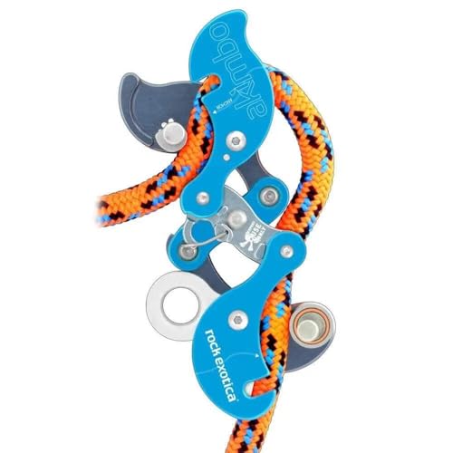 Rock Exotica rockGrab Rope Grab - Lightweight and Durable Rope Grab for Climbing and Rigging – Made in The USA - style: Akimbo