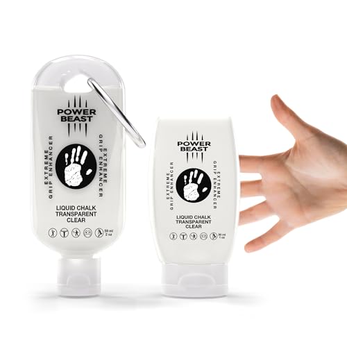 Clear Liquid Chalk, Non Sticky Grip Enhancer, Dry Hands, Transparent Liquid Chalk, Anti-Slip Solution, Dry Grip for Tennis, Golf, Pole Dancing, Gaming, and All Sports - size: 59+30ML