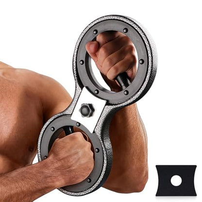 Burn Machine Arm Workout, Adjustable 360° Spinning Arm Exercise Equipment | for Upper Body Training, Grip Strength Trainer, Forearm Strengthener, Home Gym Equipment for Boxing, Rehab & Workout