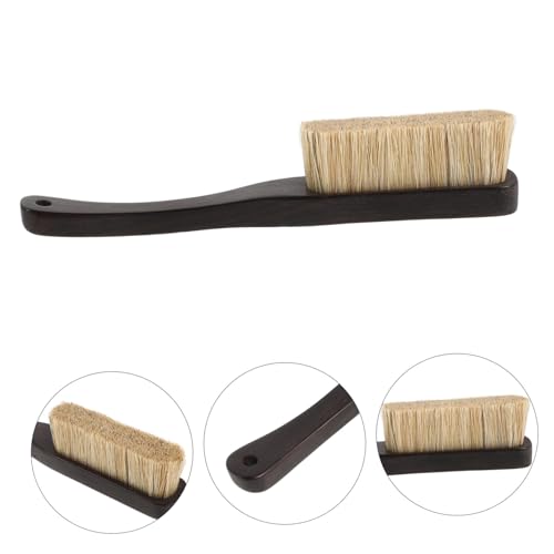 Healeved Rock Climbing Brush with Wooden Handle and Fine Boar Hair Bristles for Efficient Chalk Dust Removal and Reducing Hand Fatigue, for Bouldering and All-Season Outdoor Climbing