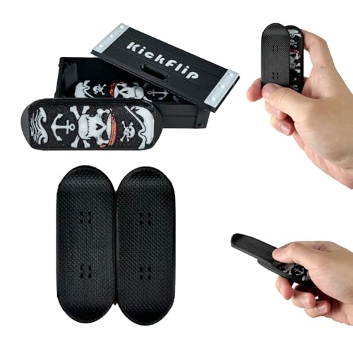 3D Printed KickFlips Magnetic Mini Fingerboard Infinity Slider Fidget Toy,Skateboard Fidgets with Storage Crate,Stress-Relieving and Portable Toy for Adults - color: Colorful-f