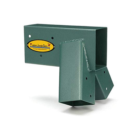 Eastern Jungle Gym Easy 1-2-3 A-Frame Swing Set Bracket, Green | Heavy Duty Swingset Bracket for Easy, Simple Installation | DIY Swing Set Part to Build Playground Sets for Backyards - style: A-Frame Swing Set Bracket