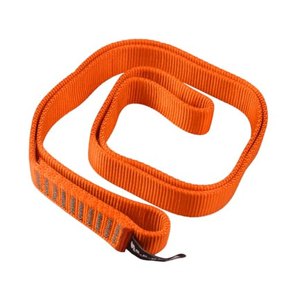 SEPEAK 25mm Nylon Tubular Webbing 1-Inch, 29kN/6520lbs, UIAA Certified Webbing Straps - color: Orange, size: 66cm / 26inch | Pack of 1