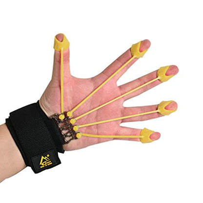 Elastic Silicone Finger Strengthener, 5 Hand Exerciser, Recovery Physical Equipment Workout Extension, Hand Grip Trainer Strength Stretching Rehabilitation - size: 10 lbs 5 finger cots