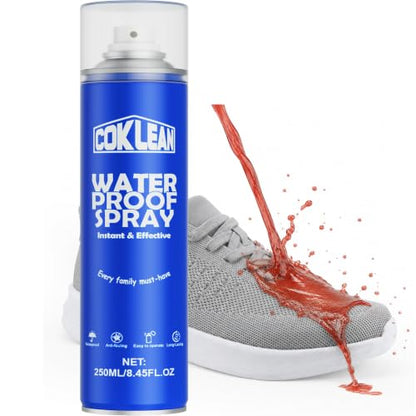 Shoe Protector Spray, Rain & Stain Waterproof Spray Nano Protectant for Sneaker, Nubuck, Canvas, Suede Shoes - color: 250ml-1pc Blue