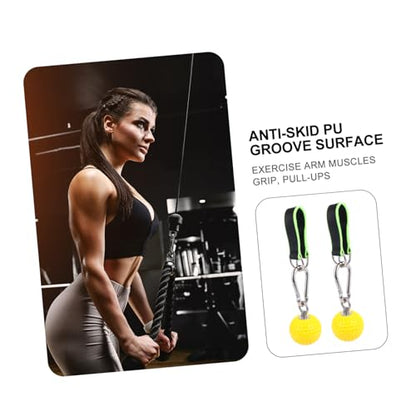 Wrist Exercise Grip Ball for Climbing Training Finger Strength Exerciser Hanging Rings Sturdy PVC Material for Hand Grip Training and Pull-up Enhancement