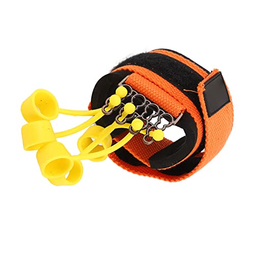 ZJchao Finger Extension Trainer, Silicone Band with Hook and Loop Fastener for Hand Rehabilitation, Wrist and Finger Exercise, Grip Strength Training