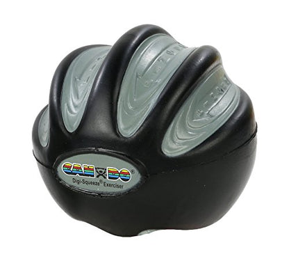Eif-34608 CanDo Digi-Squeeze Hand Exerciser, Black: X-Heavy Resistance, Large, Black: X-Firm - color: Black: X-Firm, size: Large