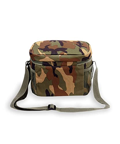 Everest Cooler/Lunch Pattern Bag, Woodland Camo, One Size,CB6P-CAMO - color: Woodland Camo