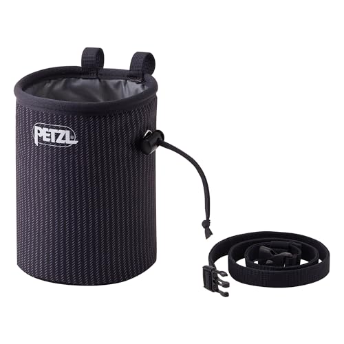 Petzl BANDI Round Chalk Bag (Eco-Design) - color: Chalk Stripes