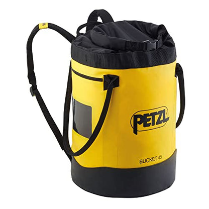 PETZL BUCKET Upright Rope Bag - color: Yellow, size: 45 Liters