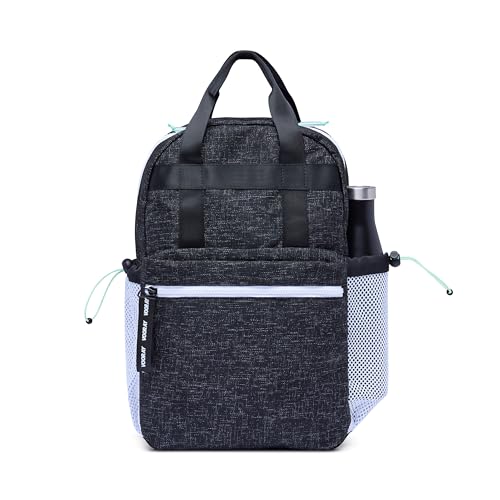 VOORAY 19L Katie Backpack, Large - Travel, Gym & Sports Backpack, Graphite Color Block - color: Graphite