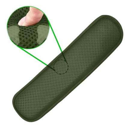 ZINZ Universal Shoulder Pad with Ultra Thick Cushion for Bag Luggage Bag Crossbody, Plus Long & Anti-Slip & Breathable,Army Green - color: Army Green