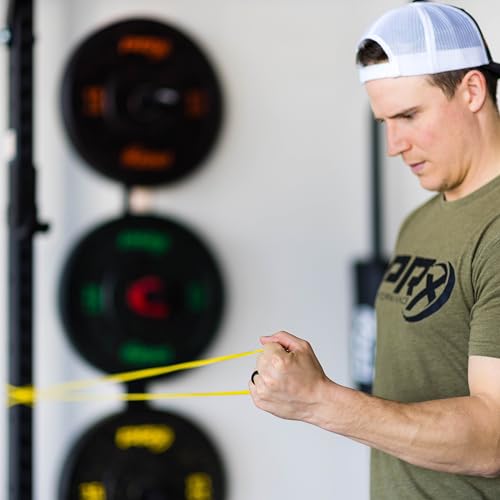PRx Performance - Resistance & Stretch Band - Perfect for Pull-ups, Chin Ups, Muscle Ups, Power Lifting, Physical Therapy, Mobility Bands, Exercise Bands - color: Yellow