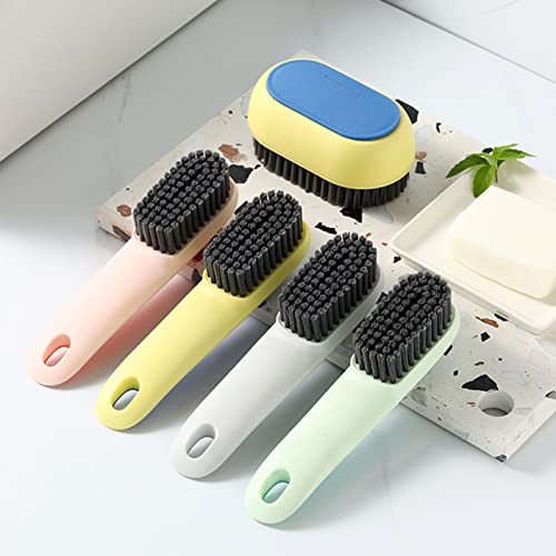 Shoe Cleaning Brush, 2 Pack Laundry Brush Shoe Brush, Soft Scrub Brush, Sneaker Cleaning Brush Ergonomics Handle Soft Bristles Cleaning Brush Not Hurt Shoes