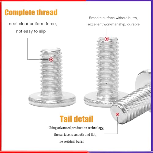 Metuja 5/16-18x1-1/2 Flat Head Hex Socket Cap Screws Bolts,304 Stainless Steel Fully Threaded Machine Screws with Hex Key (20PCS) Corrosion-Resistant for Furniture/Machinery - size: 5/16-18 x 1-1/2"