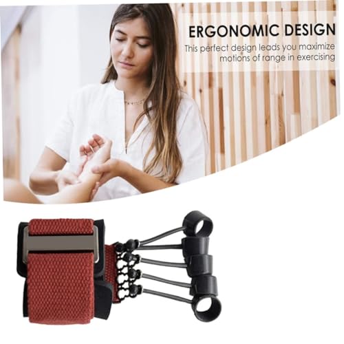 Finger Extensor Exerciser, Trainer Resistance Band Stretcher Strengthener, Hand Finger Stretcher Trainer with Resistance Band for Men Women.