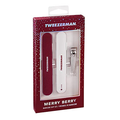 Tweezerman Merry Berry Manicure Set - color: Merry Berry
