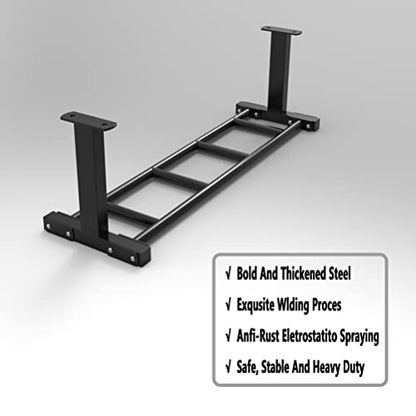 Steel Wall-Mounted Pull Up Bar, Safe and Stable Horizontal Bar Climbing Frame, for Muscle Strength Training in Home Gym, Load 300KG