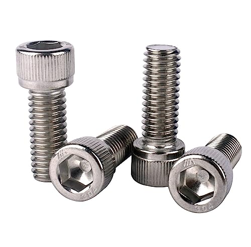 1/4-20 x 1-3/4" Allen Hex Socket Head Screw Bolt, 304 Stainless Steel 18-8, UNC Machine Full Thread, Pack of 20 - size: 1/4-20 x 1-3/4" (20 PCS)