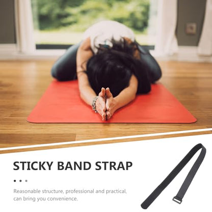 Veemoon 12pcs Adjustable Hook and Loop Buckle Straps 25mm X 600mm Reusable Elastic Yoga Mat Carrier Straps Multipurpose Cord Ties for Yoga, Luggage, and Outdoor Gear