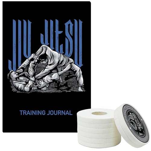 Bighorn Athletics Jiu Jitsu Training Bundle: Essential BJJ Finger Tape and Training Journal Included