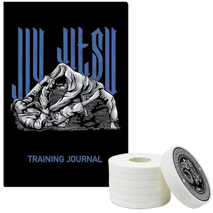 Bighorn Athletics Jiu Jitsu Training Bundle: Essential BJJ Finger Tape and Training Journal Included