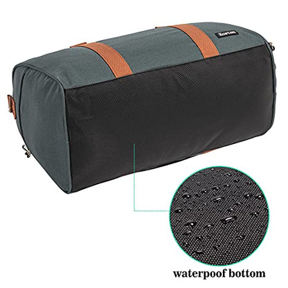 Sports Gym Bag with Shoe Compartment&Wet Pocket,Travel Duffel bag,Weekend Bag,Workout Bag Suitable for Men and Women - color: dark grey