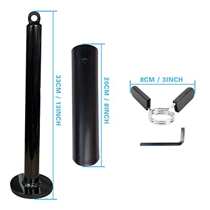 Weight Loading Pin for LAT Pulldown Pulley System, Cable Machine Attachment Gym Pin fit 1 Inch and 2 Inch Weight Plate for Strength Training