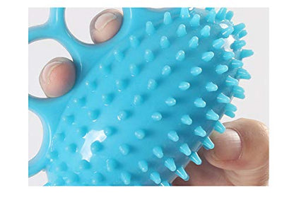 Techlove Four Finger Grip Ball, Palm Massage, Bump Stimulation, Hand Grip Exercise, Strength Recovery