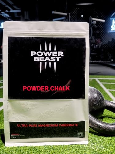Powder Chalk Gym 300 Gr-10.58 Oz, Gym Chalk, Magnesium Carbonate for Better Grip, Weightlifting, Rock Climbing, Gymnastics, Bouldering, Weightlifting, Pool Billiards.