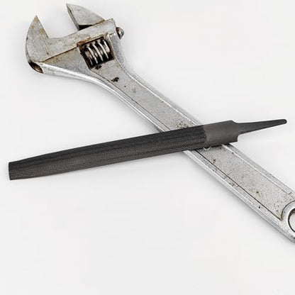 2 Pack Half Round Metal File, Small Sharpening File, 6 Inch Hand File Tools for Wood, Metal, Sharpening (2)