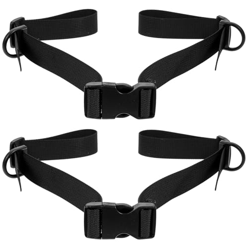 2pcs Adjustable Heavy Duty Cargo Securing Straps with Buckle, Thickened Practical Bundle Tie-Down Webbing Ropes for Backpacks, Tents, Yoga Mats, and Outdoor Gear