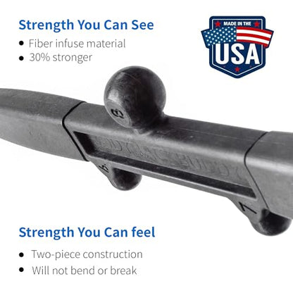 Body Back Buddy Elite FSA Eligible Trigger Point Massage Tool, Neck and Back Massager Handheld, Manual Self Massager, Massage Cane, Muscle Knot Remover with Instructions, 2-Pack Bundle (Black) - color: Black, size: Elite Bundle