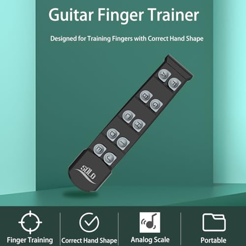 Guitar Finger Trainer Hand Shape Exerciser Teaching Aid Practice Tool Guitar Scale Assistant Improve Dexterity Develop Calluses - color: Guitar Trainer