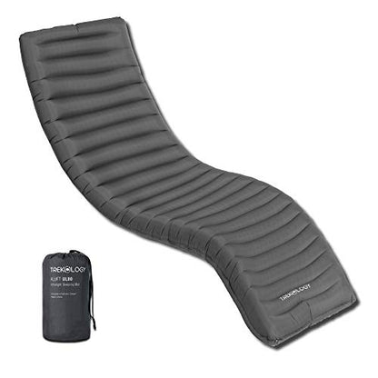 TREKOLOGY UL80 Ultralight Sleeping Pad – Inflatable Camping Sleeping Pad - 40D Nylon Compact Hiking Mat – Lightweight Air Mattress for Backpacking & Tent Camping