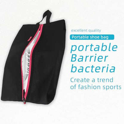 Smell Proof Shoe Bags for Travel & Sports Odor Resistant, Waterproof Storage for Gym, cycling,Soccer, Golf,Shoe Bags Fits Girls Durable Zipper Closure