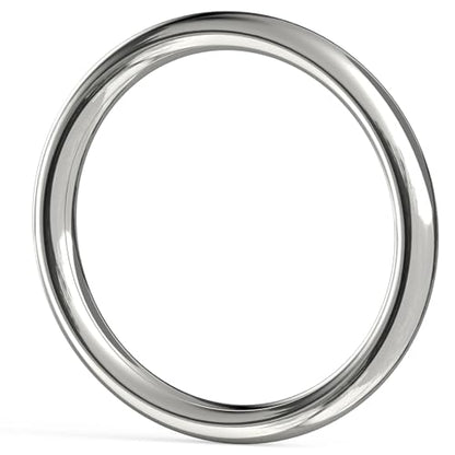 BEYOURD Metal O Rings, 304 Stainless Steel Welded Hardware Rings for Dog Collars & Leashes, Macrame, Ropes, Hanging Straps - color: Id150mm, size: WD12mm