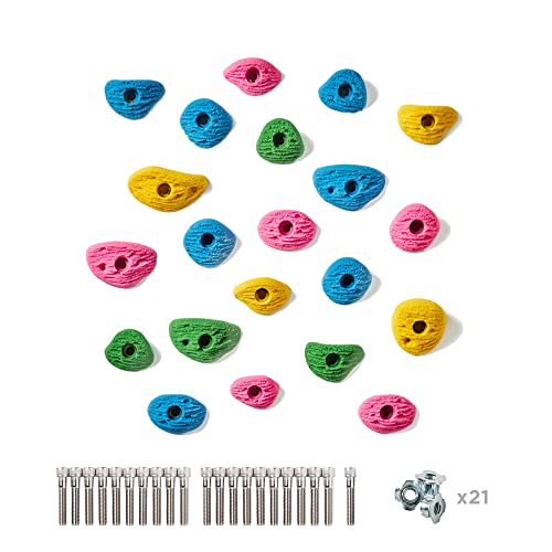 Escape Climbing Kids' 21-Hold Starter Pack (Variety (Pink, Green, Blue, Yellow))