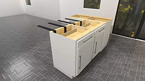 Solid Heavy Duty Aluminum L Bracket Countertop Support (10 Inch) 1 Count, Great for Kitchen Islands, Bathroom vanities, Made with American Aluminum, Hardware Included by Original Granite Bracket - size: 10 Inches, style: Aluminum